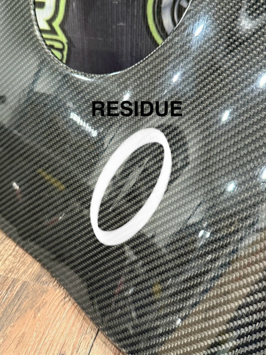 2008-2015 AUDI R8 CARBON FIBER PASSENGER SIDE BLADE OEM GENUINE *RESIDUE/READ*