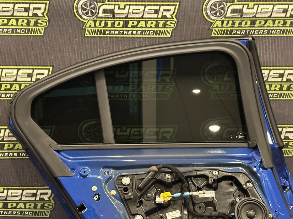 2024 BMW M3 M4 G80 G82 REAR LEFT DOOR SHELL PORTIMAO BLUE (C31) OEM