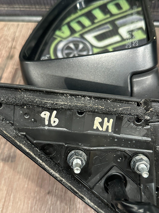 2010 NISSAN 370Z PASSENGER RIGHT DOOR MIRROR BLACK CHEERY (NAG) OEM