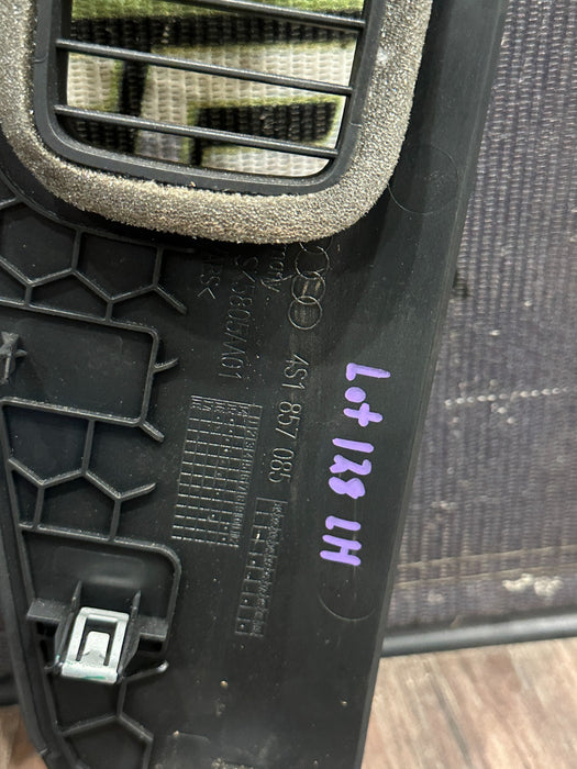 2017 AUDI R8 LEFT RIGHT DASH DASHBOARD END CAPS OEM