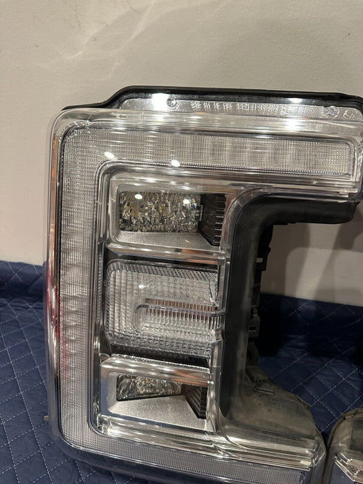 2017 2018 2019 FORD F250 F350 F450 LED HEADLIGHT PAIR LEFT RIGHT COMPLETE OEM