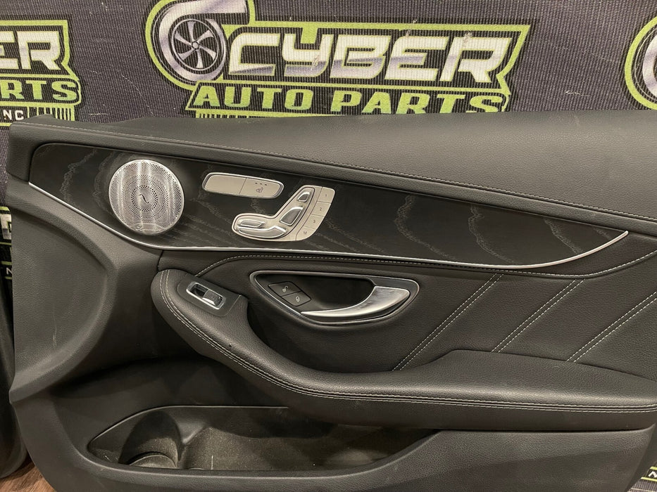2017 MERCEDES BENZ C63S AMG FRONT REAR LEFT RIGHT DOOR PANELS OEM *READ*