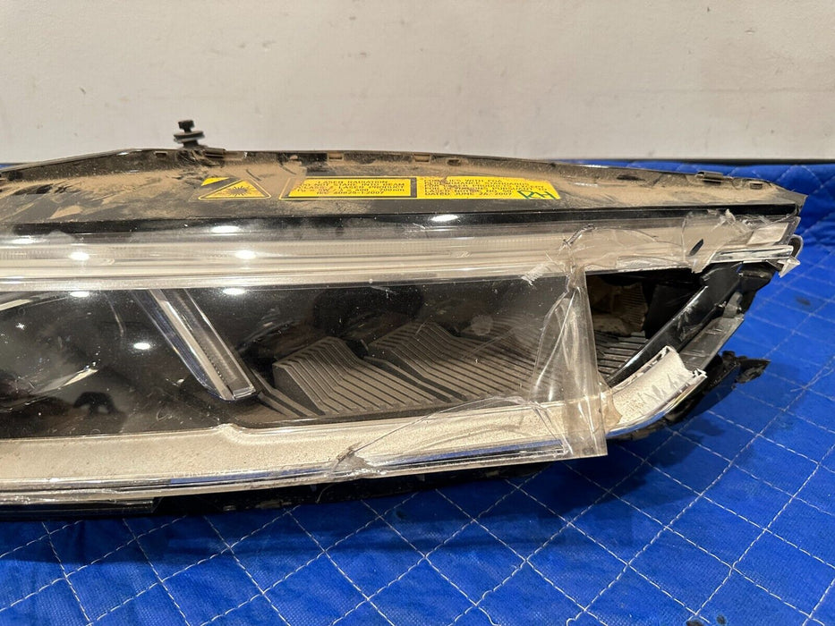 2018 AUDI R8 FRONT PASSENGER RIGHT LED HEADLIGHT OEM DAMAGED NO MODULES INCLUDED