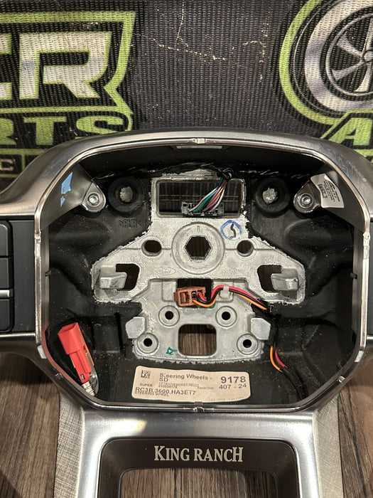 2023 2024 2025 FORD F250 F350 F450 STEERING WHEEL W ADAPTIVE/STEERING CC OEM