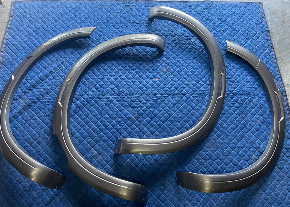 2016 2019 NISSAN TITAN XD RESERVE FRONT & REAR FENDER FLARE SET OEM