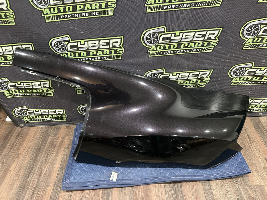 2014 AUDI R8 REAR LEFT DRIVER SIDE REAR QUARTER PANEL BLACK PANTER CRYSTAL OEM