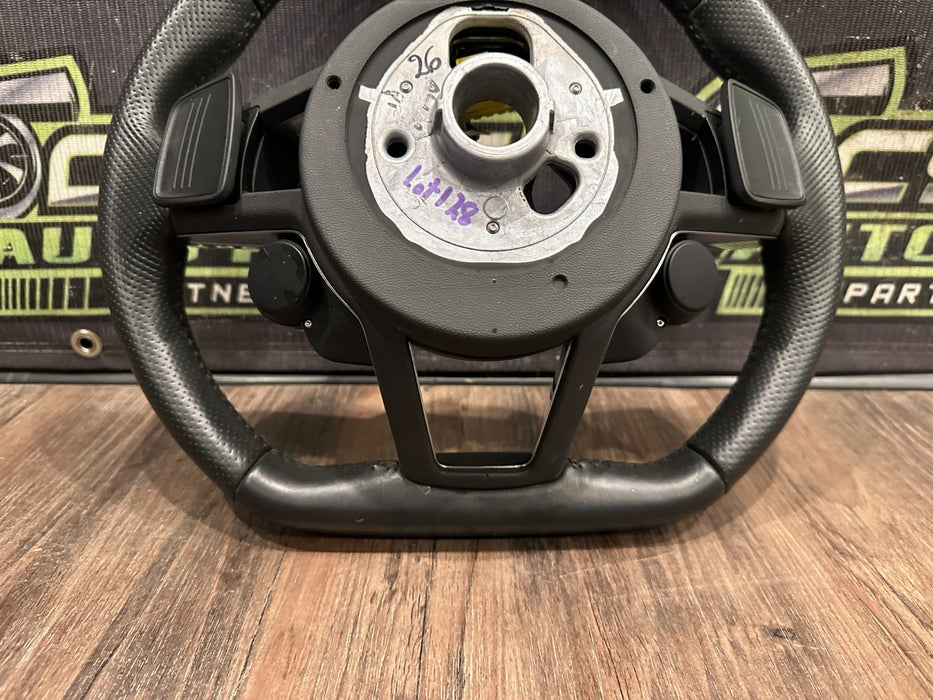 2017 AUDI R8 LEATHER STEERING WHEEL OEM *MINT*
