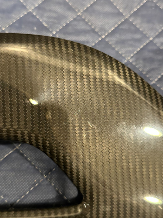 2012 AUDI R8 SPYDER LEFT DOOR CARBON FIBER TRIM PANEL OEM 423 868 091