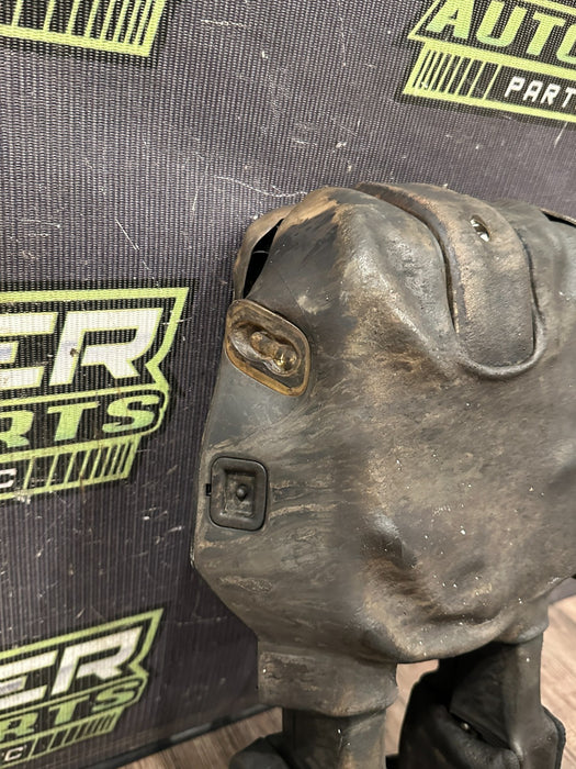 2017-2022 FORD F250 F350 F450 XLT PASSENGER RIGHT TOW MIRROR OEM ~FIRE DAMAGE~