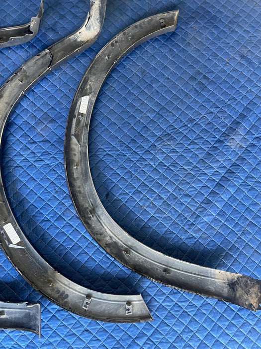 2016 2019 NISSAN TITAN XD RESERVE FRONT & REAR FENDER FLARE SET OEM