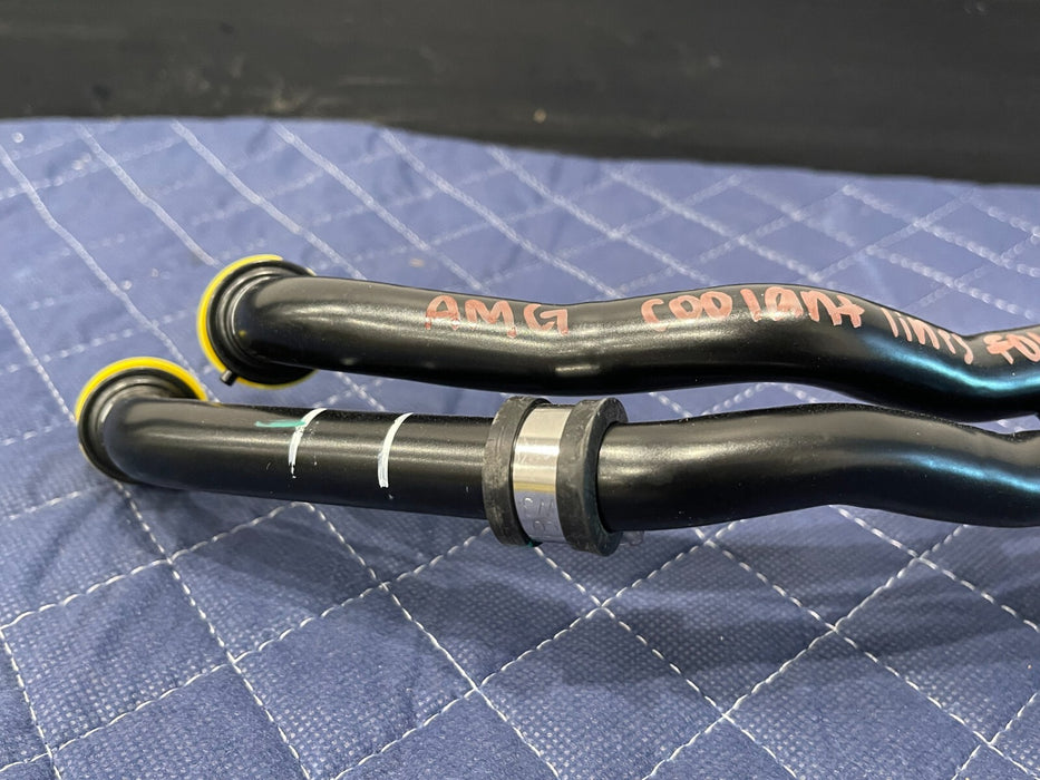 2019 MERCEDES BENZ C63 S AMG TRANSMISSION COOLANT LINE HOSE OEM
