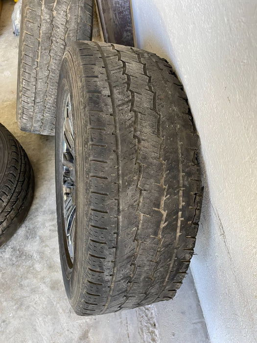 2016-2019 NISSAN TITAN XD PLATNIUM RESERVE WHEELS RIMS TIRES 20X7.5 OEM (3)