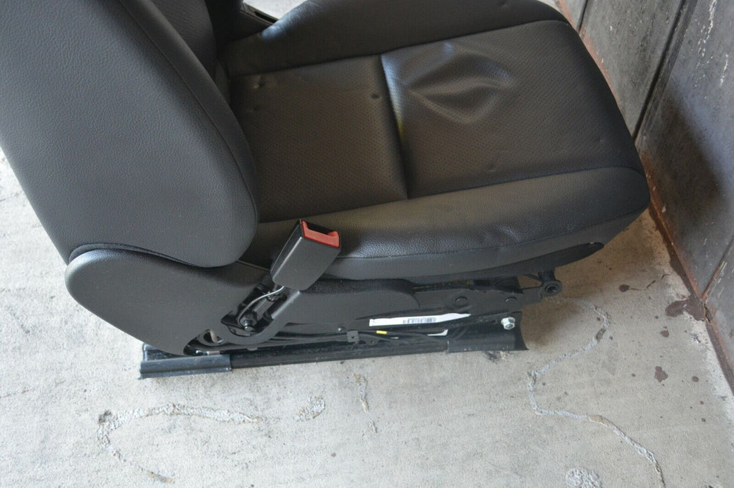 2013 MERCEDES BENZ C300 FRONT SEATS LEFT RIGHT PAIR BLACK LEATHER COMPLETE OEM