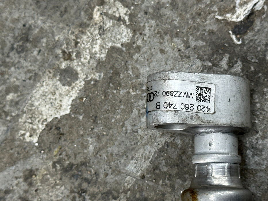 2014 AUDI R8 5.2L V10 REAR SUCTION LINE HOSE 420 260 740 B