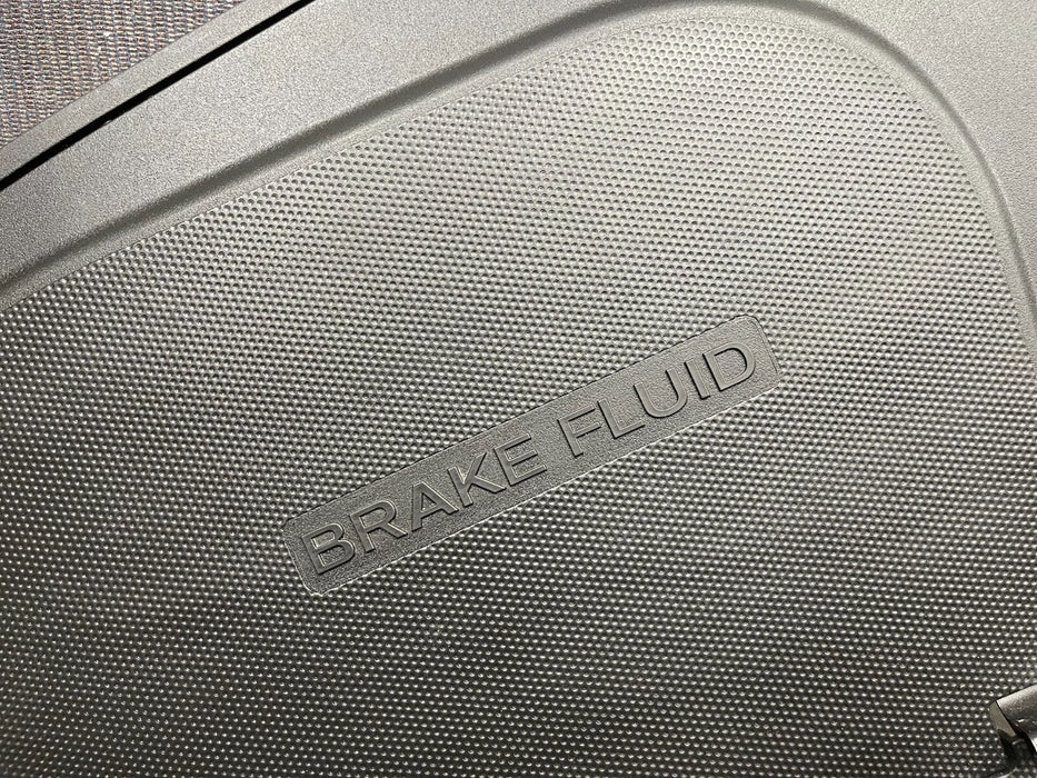 2016 NISSAN 370Z BRAKE FLUID COVER W/ TRIM OEM 2009-2020