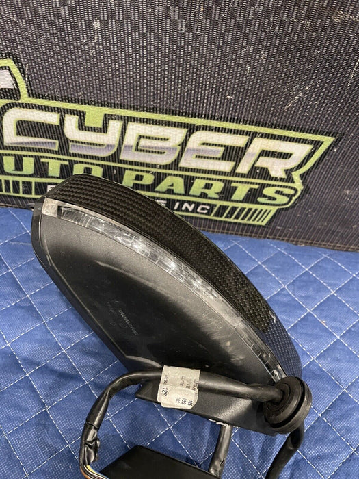 2017-18 AUDI R8 PLUS FRONT RIGHT PASSENGER DOOR MIRROR ~CARBON FIBER~ *DAMAGE*