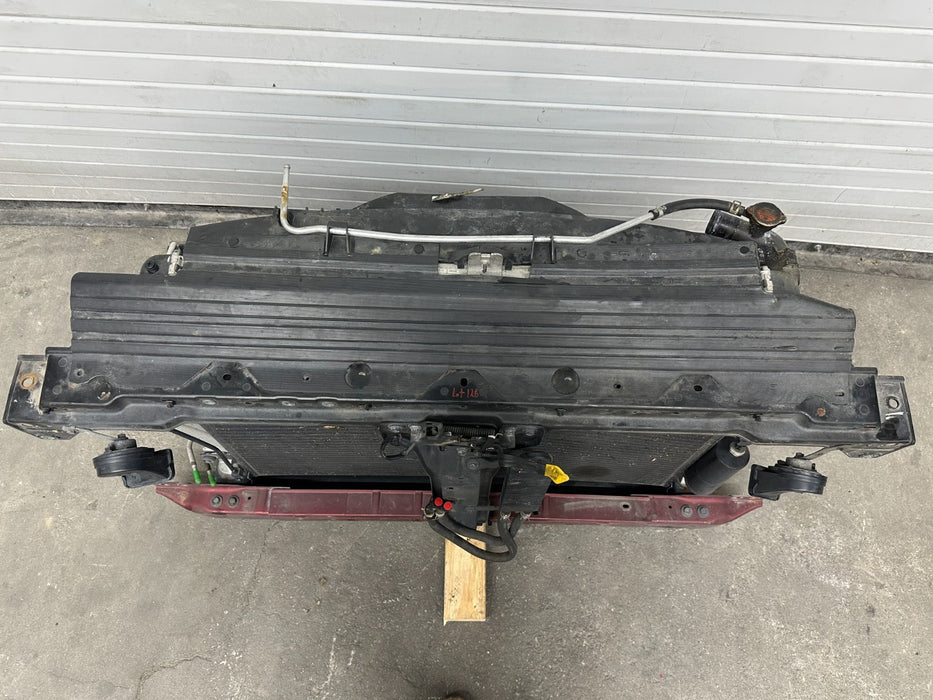 2016 NISSAN TITAN XD DIESEL COOLING RADIATOR SUPPORT ASSEMBLY COMPLETE OEM