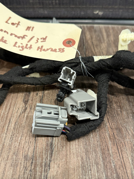 2017-2019 FORD F250 F350 F450 MOONROOF 3RD THIRD BRAKE LIGHT HARNESS OEM