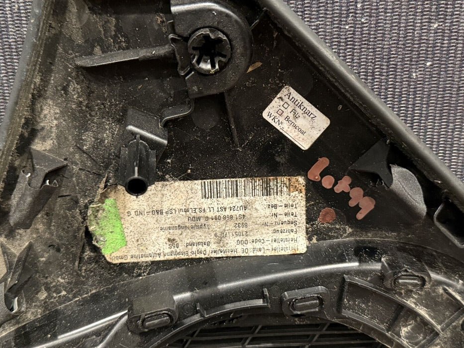 2021 AUDI R8 LEFT DOOR B&O BANG & OLUFSEN SPEAKER COVER TRIM OEM *READ/WEAR*