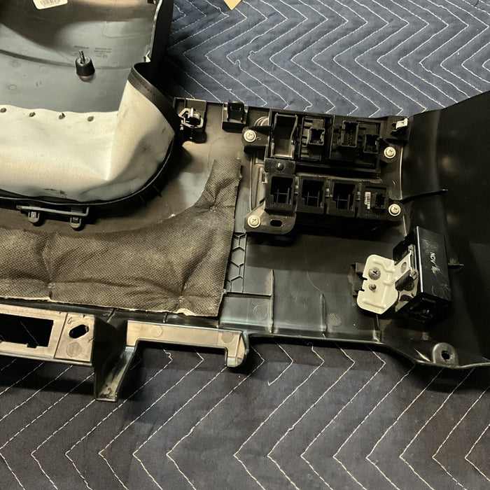 2016 NISSAN TITAN XD LOWER DASH KNEE PANEL TRIM W/ UNDER STEERING WHEEL TRIM