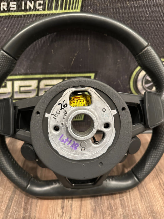 2017 AUDI R8 LEATHER STEERING WHEEL OEM *MINT*