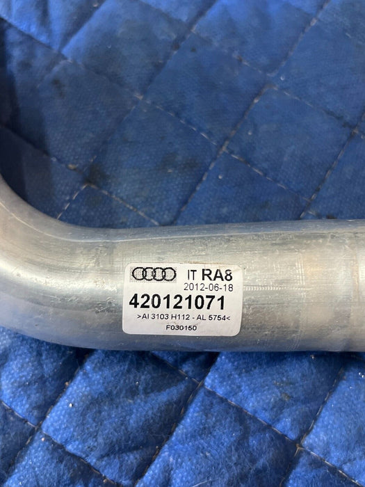 2012 AUDI R8 PASSENGER RIGHT COOLANT HOSE PIPE OEM 420 121 071 420121071 ~READ~