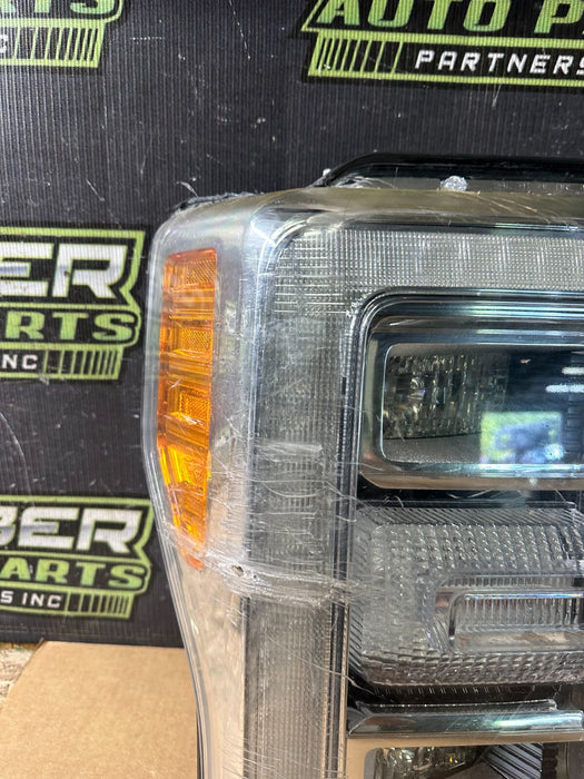 2017 2018 2019 FORD F250 F350 F450 RIGHT HEADLIGHT LED OEM W MODULE DAMAGE* READ