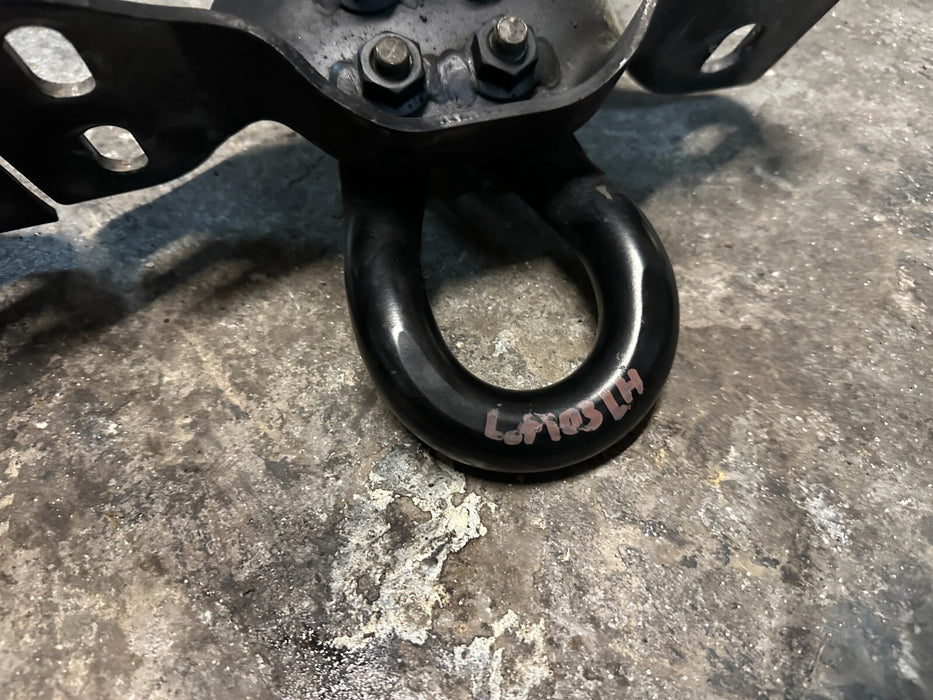 2017-2022 FORD F250 F350 F450 FRONT BUMPER ALL BLACK LEFT & RIGHT TOW HOOKS OEM