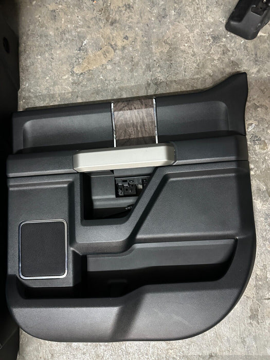 2019 FORD F250 F350 F450 LARIAT INTERIOR SEATS DOOR PANELS CONSOLE OEM