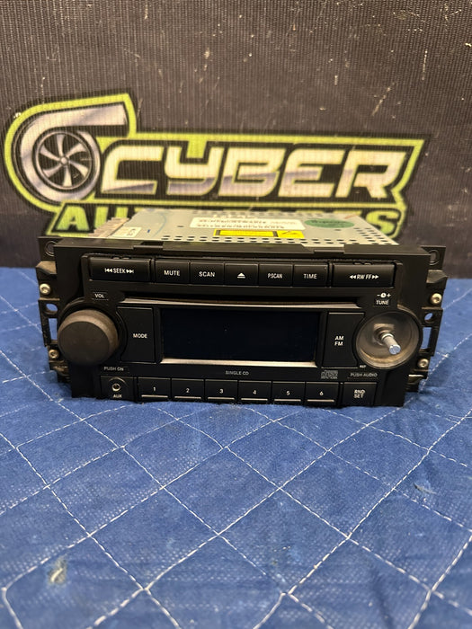 2006-2008 DODGE RAM 3500 RADIO CD PLAYER TUNER RECEIVER P 05064173AI