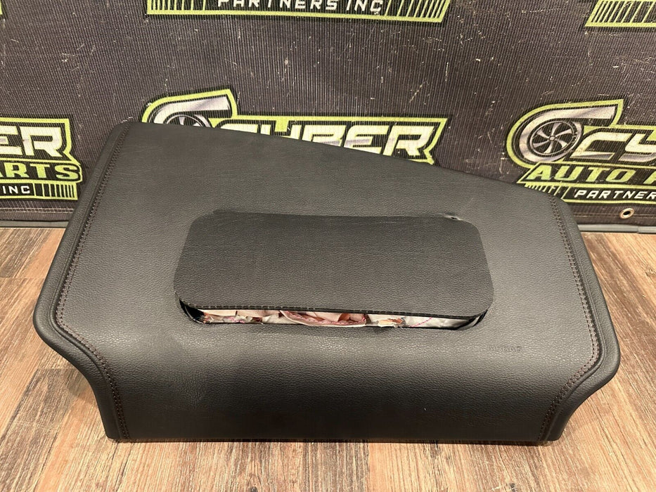 2017-2019 FORD F250 F350 PASSENGER RIGHT DASH TOPPER PAD COVER BROWN STITCH OEM