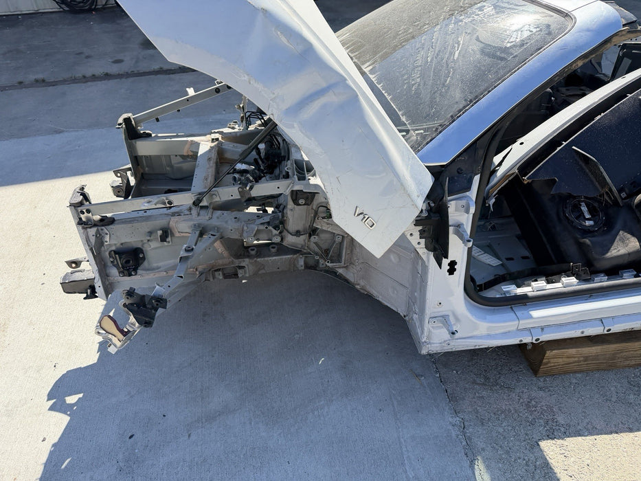 2017 2018 AUDI R8 CONVERTIBLE SPYDER BODY SHELL CHASSIS FRAME SUBFRAME