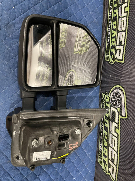 2017-2022 FORD F250 F350 F450 DRIVER LEFT TOW MIRROR OEM CAMERA BLIND SPOT~READ~