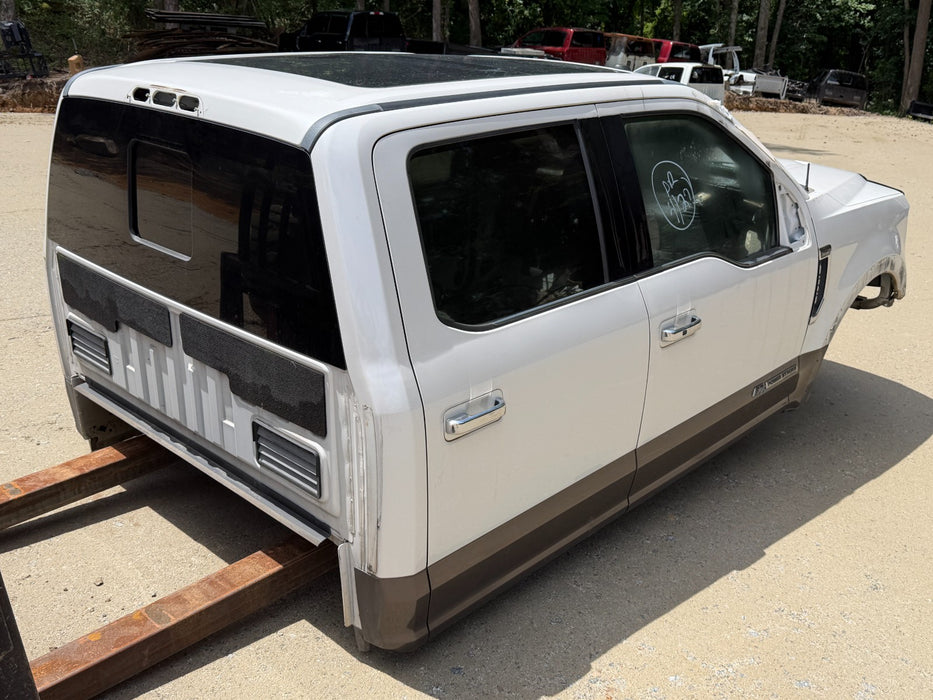2017 FORD F250 KING RANCH CREW CAB 4 DOOR CAB SHELL HOOD FENDERS MOONROOF