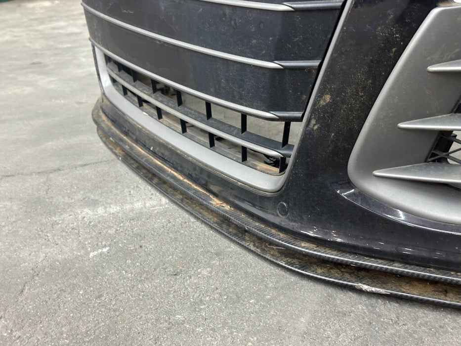 2014 2015 AUDI R8 PLUS FRONT BUMPER COMPLETE ASSEMBLY OEM GENUINE BLACK