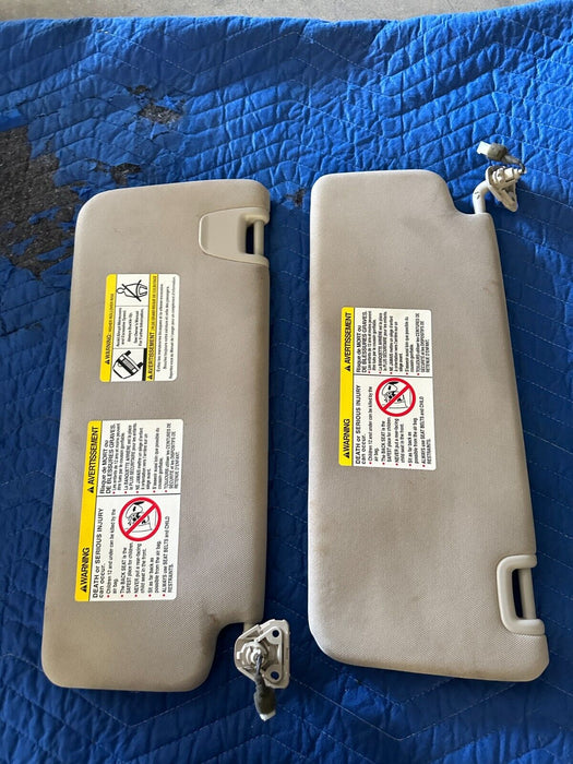 2016 2017 2018 2019 NISSAN TITAN XD LEFT RIGHT SUN VISOR SUNVISOR PAIR OEM