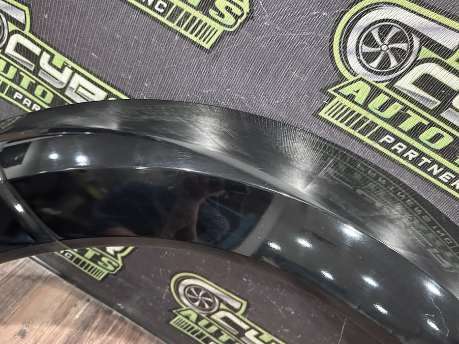 2020-22 FORD F450 DUALLY RIGHT FENDER FLARE AGATE BLACK (UM) OEM *FLAWS/READ*