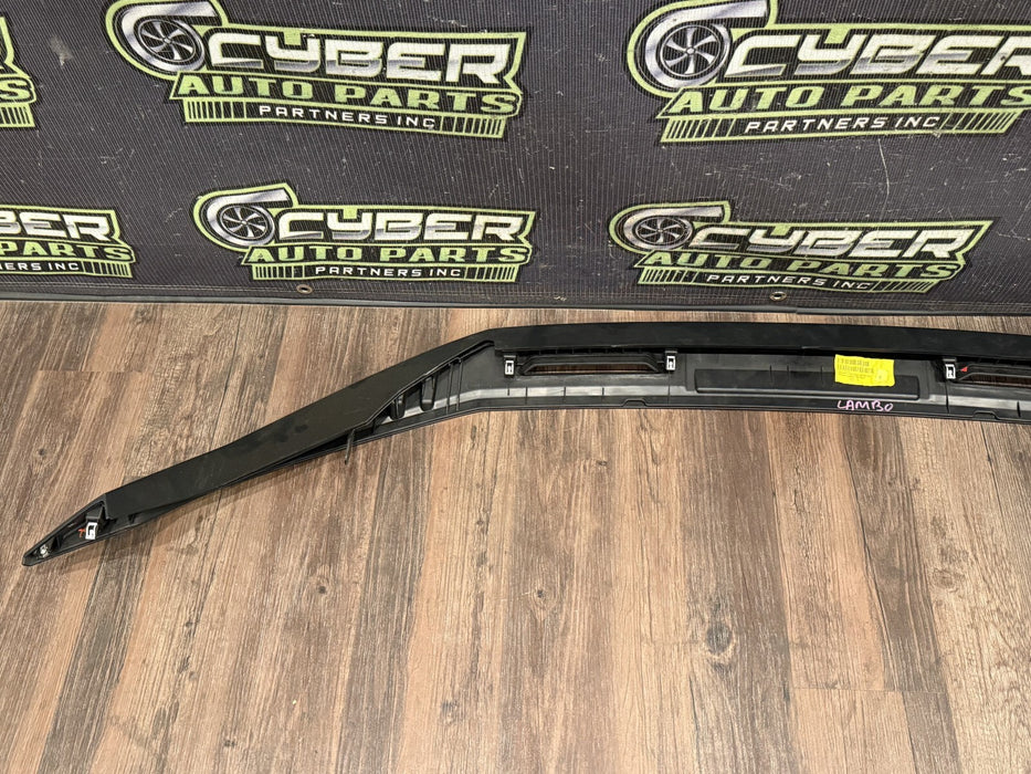 2015 LAMBORGHINI HURACAN REAR BUMPER UPPER FINISHER COVER OEM 4T0807527F