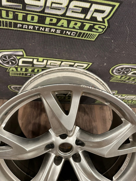 2011 NISSAN 370Z SPORT RAYS REAR WHEEL RIM 19X10 +30 2009-2020 OEM GENUINE