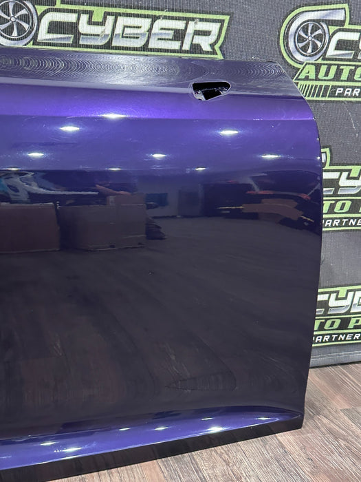 2014 AUDI R8 SPYDER RIGHT PURPLE DOOR SHELL W WINDOW OEM *FLAWS/READ*