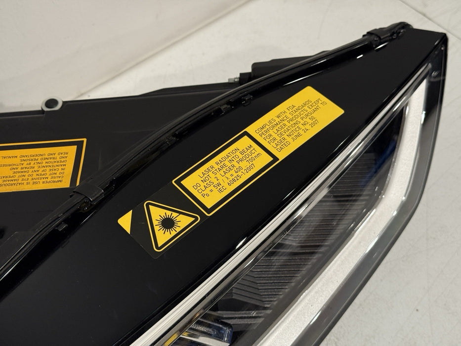 2017 2018 AUDI R8 LED LASER LEFT RIGHT HEADLIGHT PAIR OEM *MINT*