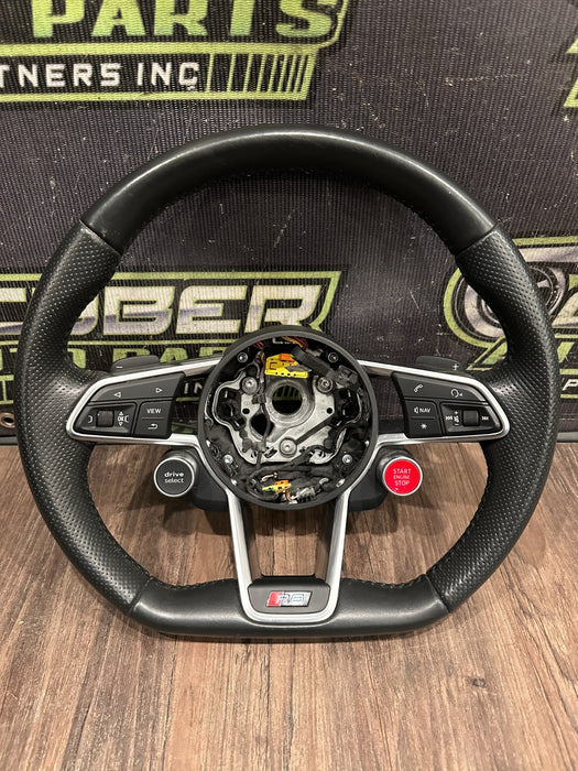 2017 AUDI R8 LEATHER STEERING WHEEL OEM *MINT*