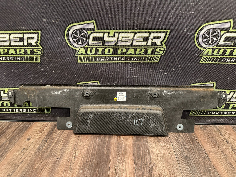 2014 AUDI R8 CARBON FIBER ENGINE BAY SET OEM (4 PC) INTAKE COVERS & SIDE PANELS