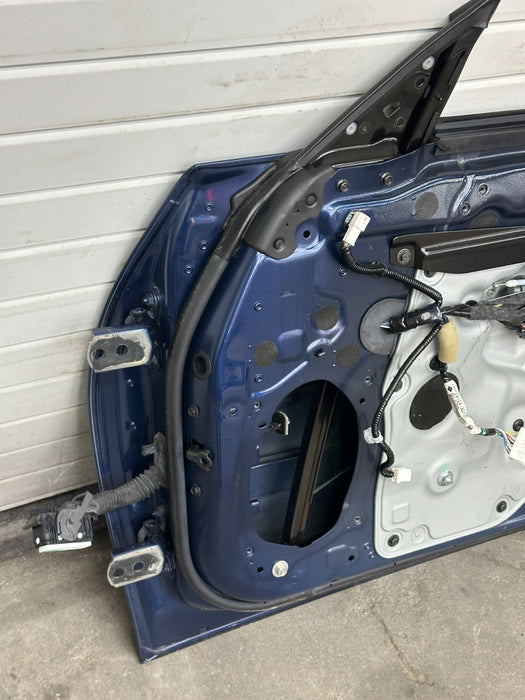 2013 NISSAN 370Z RIGHT DOOR SHELL MIDNIGHT BLUE OEM *WEAR #4* LOCAL PICKUP ONLY