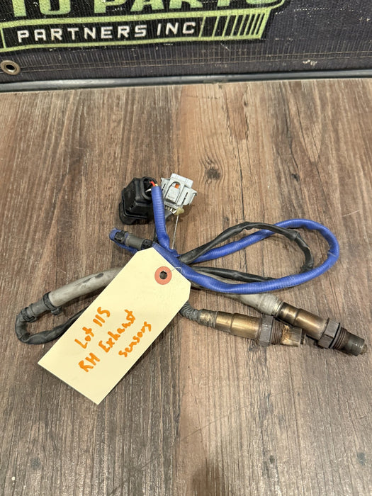 2014 PORSCHE 911 TURBO S 991 RIGHT O2 OXYGEN EXHAUST SENSORS OEM