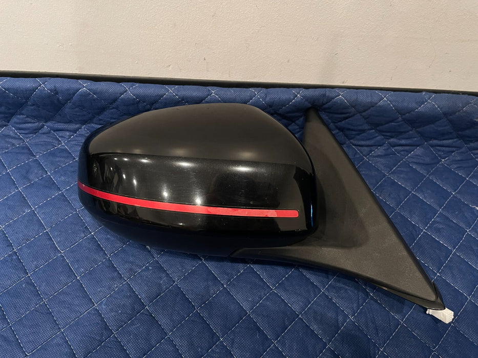 2015 NISSAN 370Z NISMO FRONT RIGHT DOOR MIRROR ACCENT STRIPE OEM L 77 *FADING*