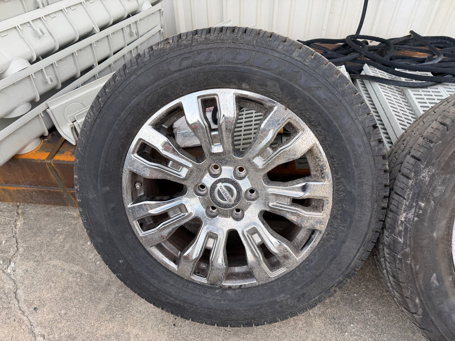 2016 NISSAN TITAN XD PLATINUM RESERVE WHEELS RIMS TIRES OEM GENUINE 6X5.5
