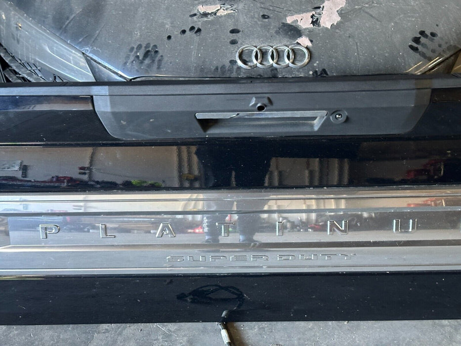 2020 2021 2022 FORD F250 F350 F450 PLATINUM TAILGATE W/ STEP AGATE BLACK (UM)