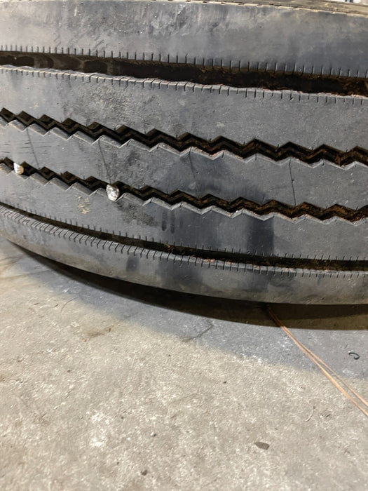 2019 FORD F450 DUALLY MICHELIN REAR INNER TIRE WHEEL RIM 225/70R19.5
