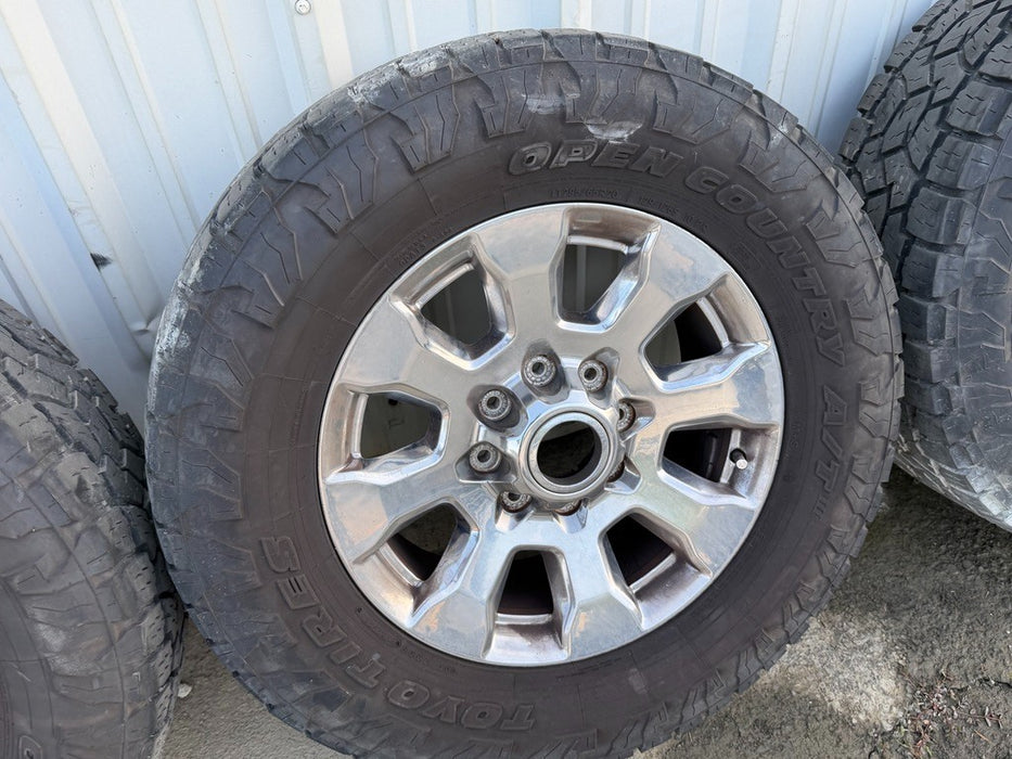 2017 FORD F250 KING RANCH WHEELS RIMS 35X11.50R20 TOYO OPEN COUNTRY A/T TIRES